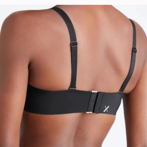 💐Knix Evolution Reversible Padded Bra Sz 6 Black/Beige - Picture 2 of 5